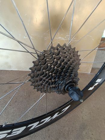 Used cycles 14 Rear Wheel Carbon 80mm Tubular bike — image 2 of 3