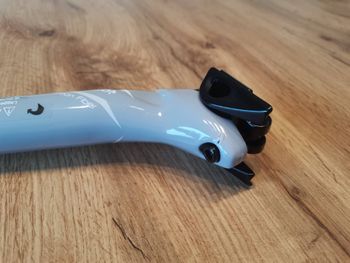 Colnago C59 HM Carbon Seatpost 31.6 350mm Light Grey 2002 bike d'occasion — image 12 sur 14