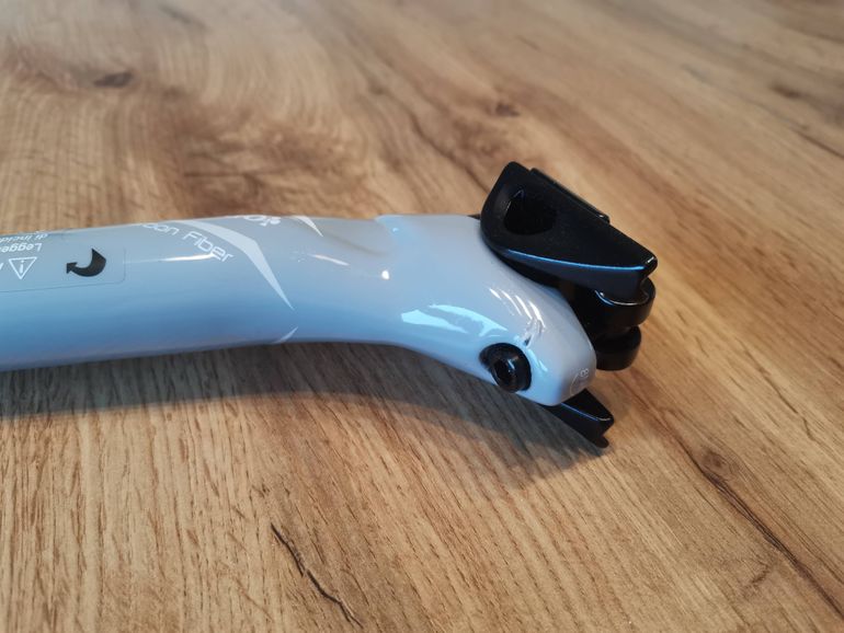 Colnago C59 HM Carbon Seatpost 31.6 350mm Light Grey 2002 bike d'occasion — image 12 sur 14