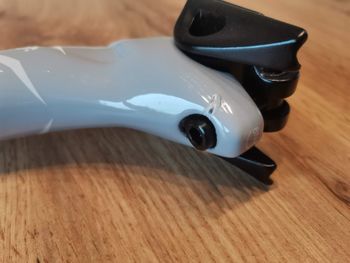 Colnago C59 HM Carbon Seatpost 31.6 350mm Light Grey 2002 bike d'occasion — image 11 sur 14