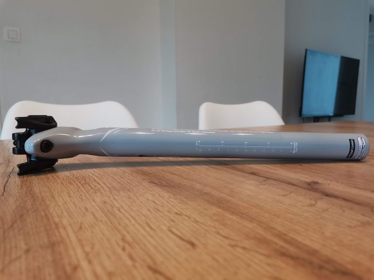Colnago C59 HM Carbon Seatpost 31.6 350mm Light Grey 2002 bike d'occasion — image 4 sur 14