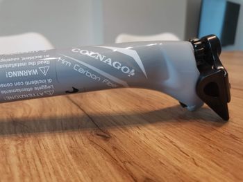 Colnago C59 HM Carbon Seatpost 31.6 350mm Light Grey 2002 bike d'occasion — image 7 sur 14
