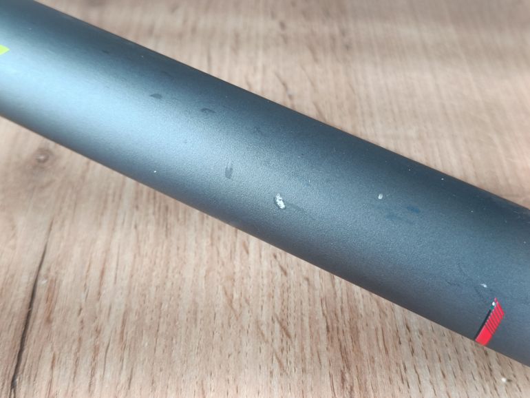 Colnago C60 HM Carbon Seatpost 31.6 350mm Grey Lime Green Road 2010 bike d'occasion — image 19 sur 24