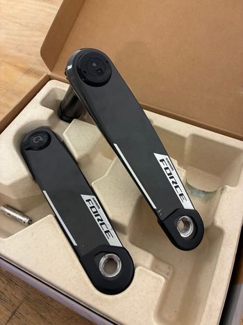 Použité Sram Force XPLR DUB Wide Kurbelarme Carbon E1 172, 5mm Powermeter bike