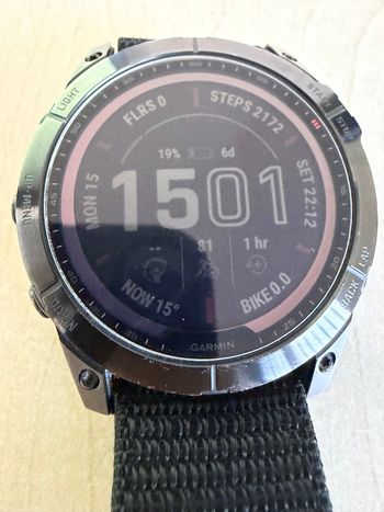 Used Garmin Fenix 7X Solar bike — image 3 of 5