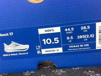 Brooks Ghost 17 Running Shoes 2025 bike d'occasion — image 4 sur 4