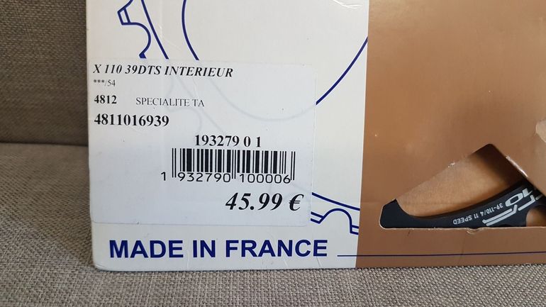 Used Spécialités T.A. TA X110 39T 11S Shimano Dura Ace 9000 Ultegra 6800 105 5800 bike — image 4 of 12