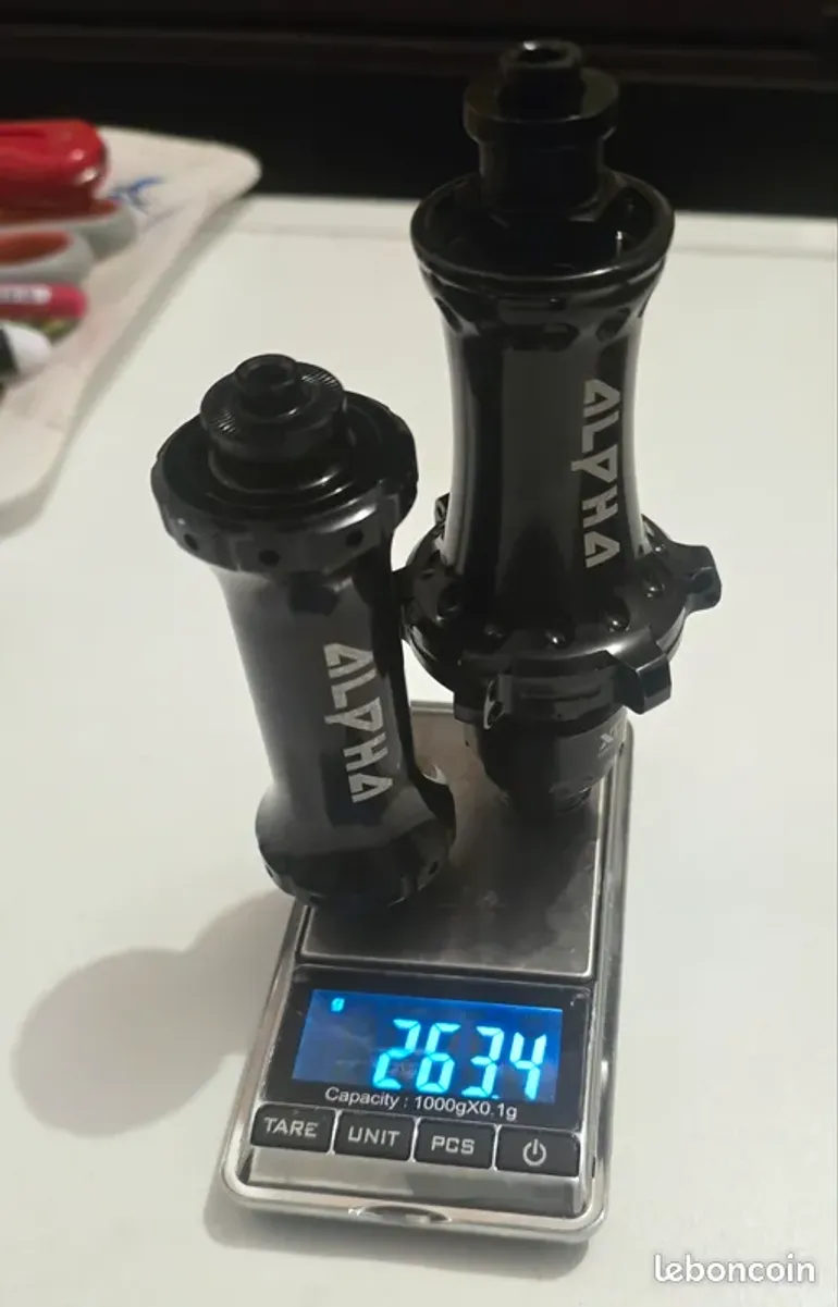 Alpha 265g hubset with ceramic bearings bike d'occasion — image 2 sur 3