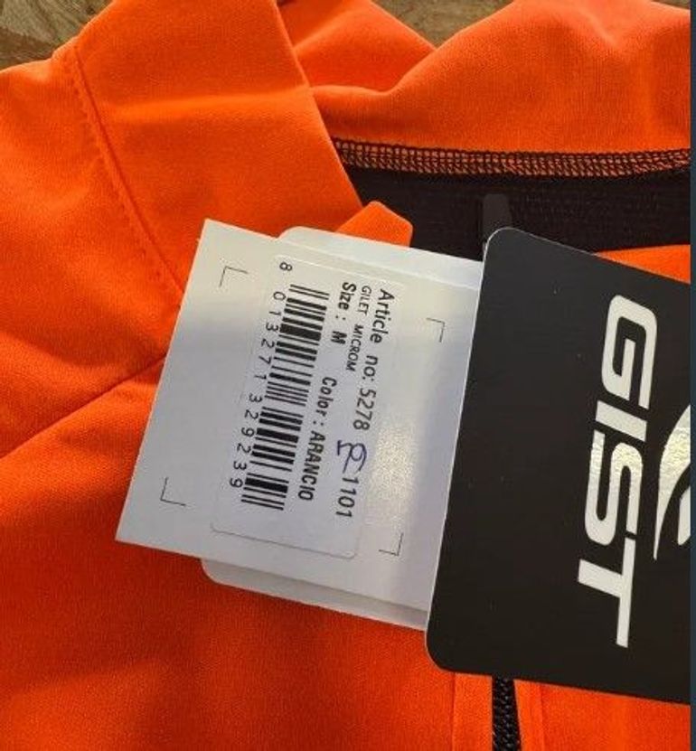 Used Gist Antivento Gilet Orange M 2026 bike — image 2 of 5
