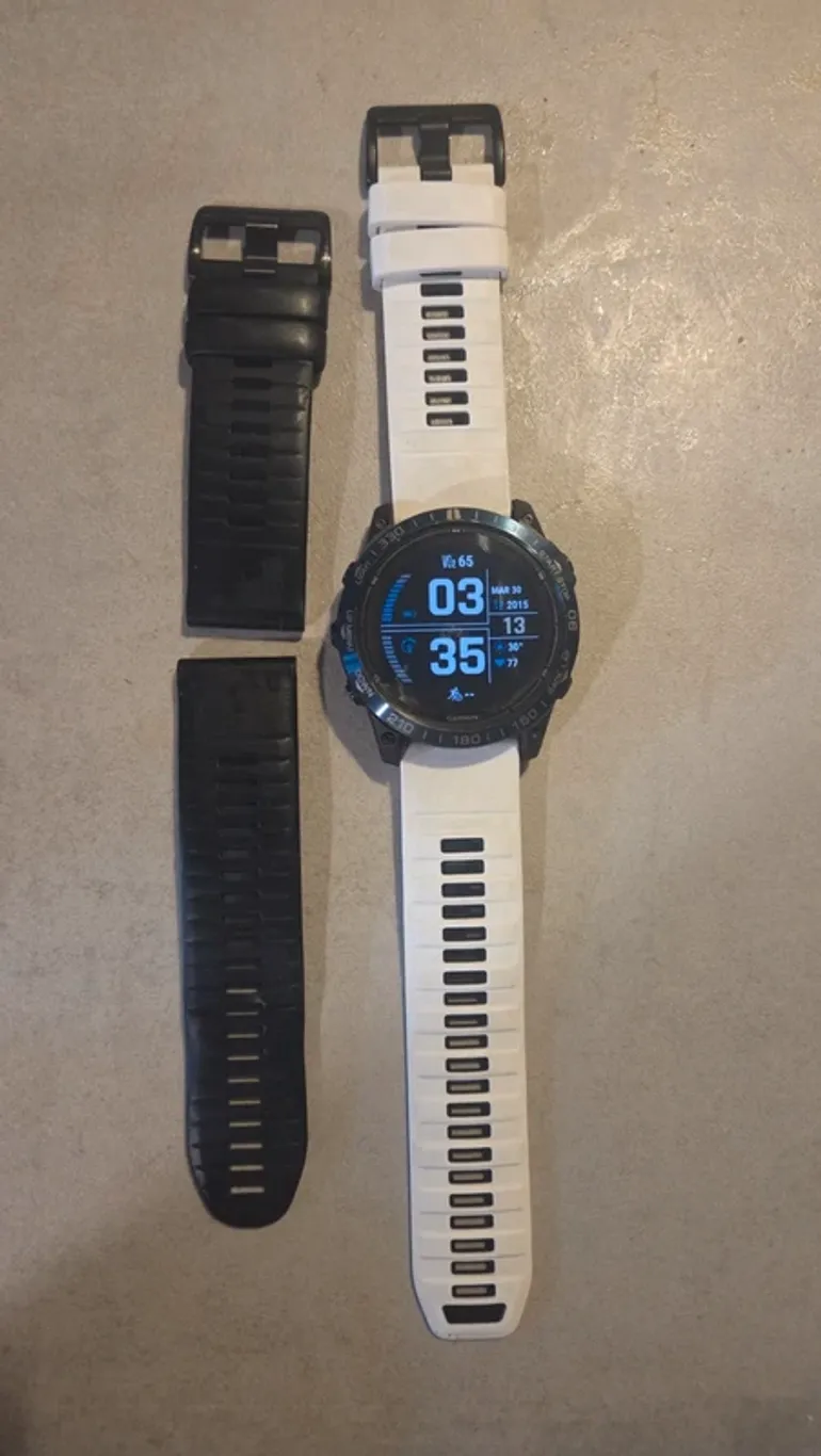 Garmin Fenix 7X Pro Sapphire Solar bike d'occasion — image 3 sur 3