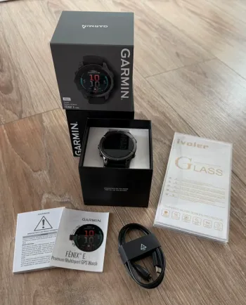 Used Garmin Fenix E 47mm bike
