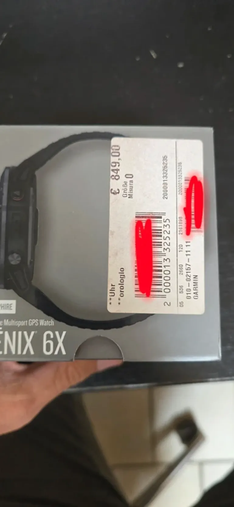 Used Garmin Fenix 6x Sapphire bike — image 7 of 9