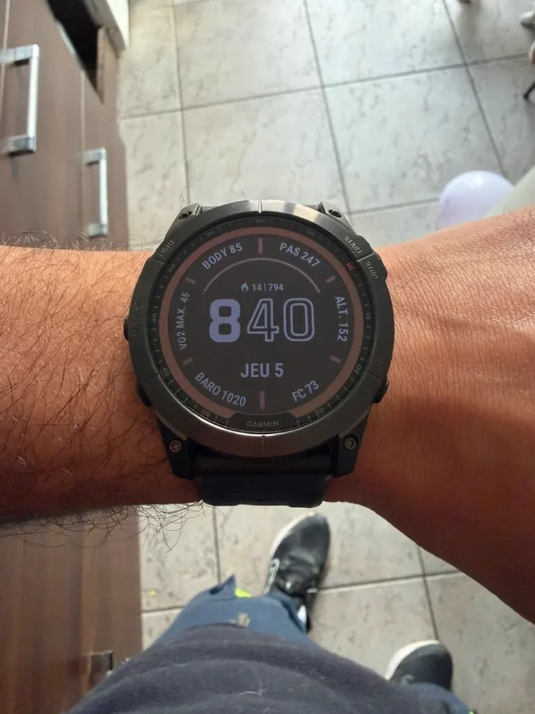 Used Garmin Fenix 7X Solar bike — image 2 of 3