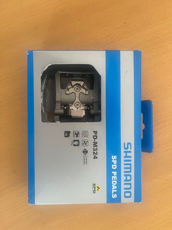 Used Shimano SPD PD-M324 Pedals bike