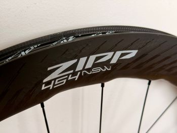 Used Zipp 454 NSW Wheelset ZR1 SL, NEW 2026 bike — image 2 of 5