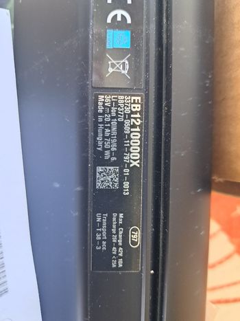 Used Bosch 36V Smart System 750Wh Battery bike