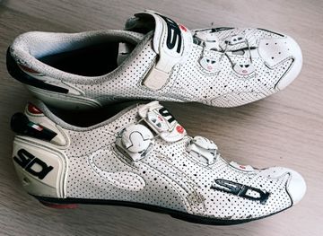 Used Sidi Wire Vent Carbon Road Bike Shoes Size 44 Cycling Shoes