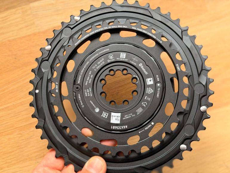 Used Sram Force E1 Powermeter Chainrings 48/35T, NEW 2026 bike — image 3 of 3