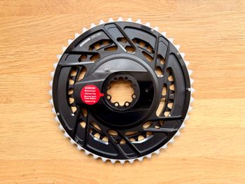 Used Sram Force E1 Powermeter Chainrings 48/35T, NEW 2026 bike