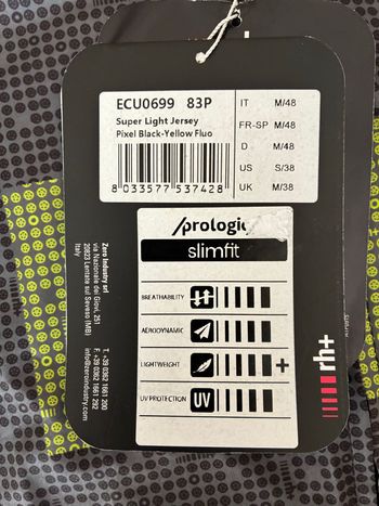 Used Rh+ super light Jersey prologic slimfit 2026 bike — image 3 of 7