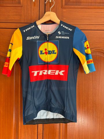 Used Santini Jersey Lidl Trek Development - Verão Cycling Clothing