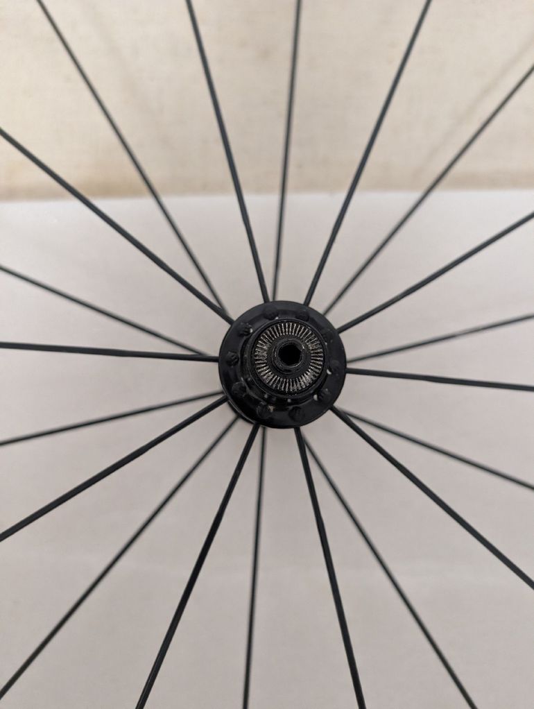 Used Campagnolo 45mm Tubular Carbon Wheels bike — image 5 of 7