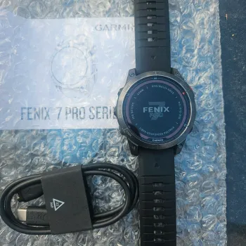 Used Garmin Fenix 7 Pro Solar bike