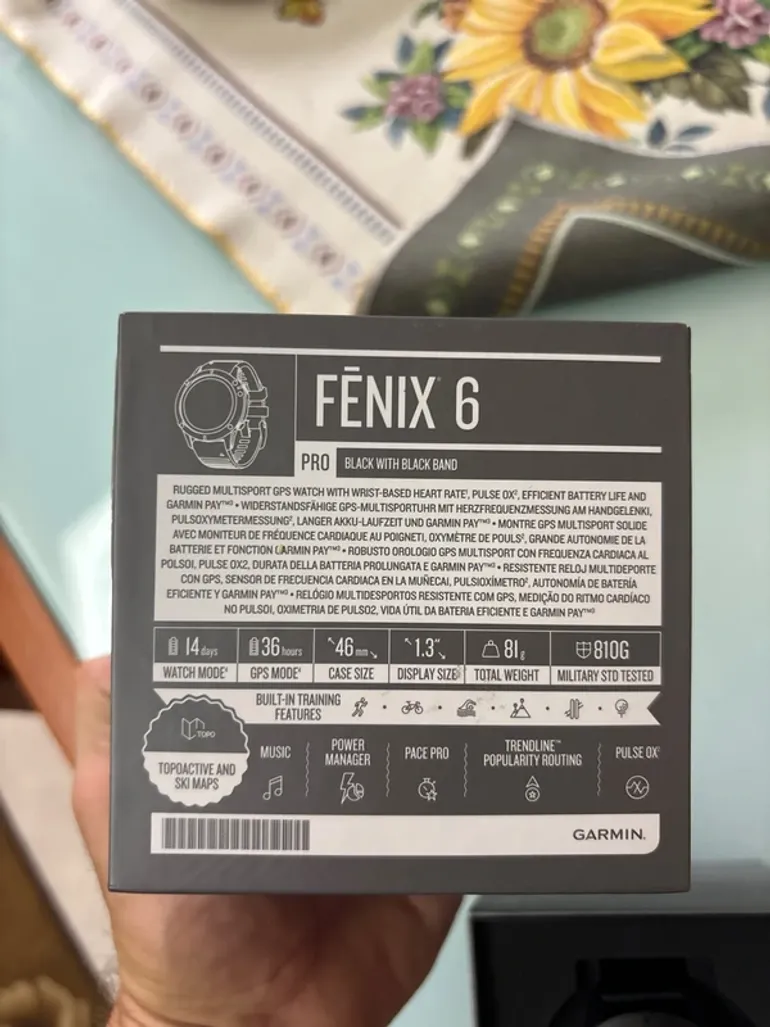 Used Garmin Fenix 6 Pro bike — image 3 of 5