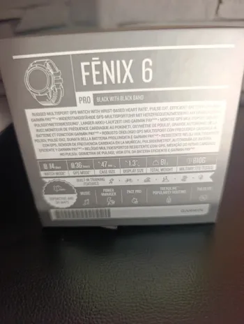 Used Garmin Fenix 6 pro bike — image 3 of 5