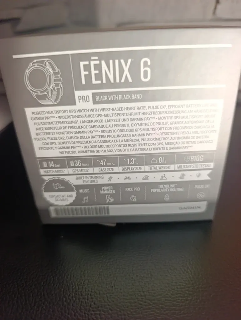 Used Garmin Fenix 6 pro bike — image 3 of 5