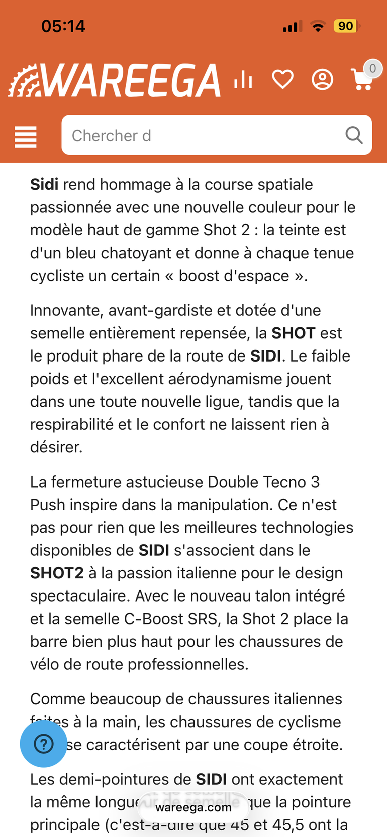 Używany Sidi Shot 2 Blue Galaxy 2025 bike — zdjęcie 6 z 6