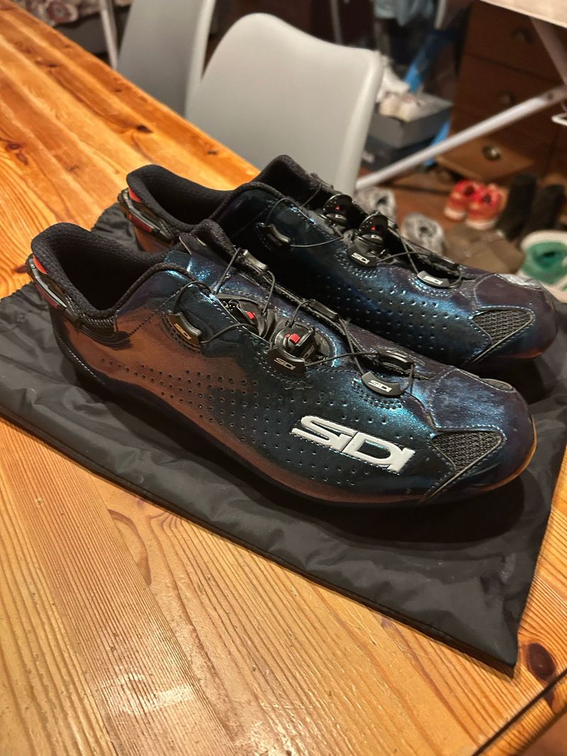 Used Sidi Shot 2 Blue Galaxy 2025 Cycling Shoes