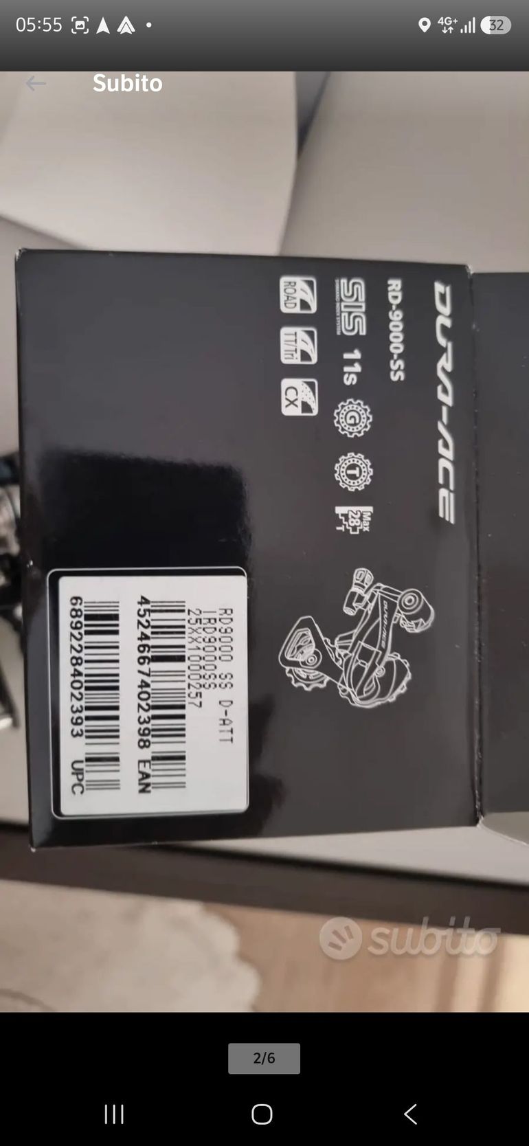 Shimano Dura-Ace RD-9000 Rear Derailleur 2017 bike de segunda mano — imagen 2 de 6