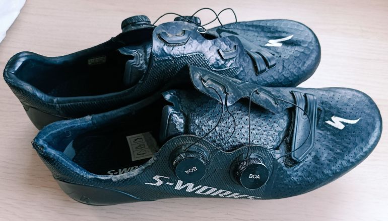 Specialized S-Works 7 Road Shoes Black Size 44 EU bike de segunda mano — imagen 1 de 3
