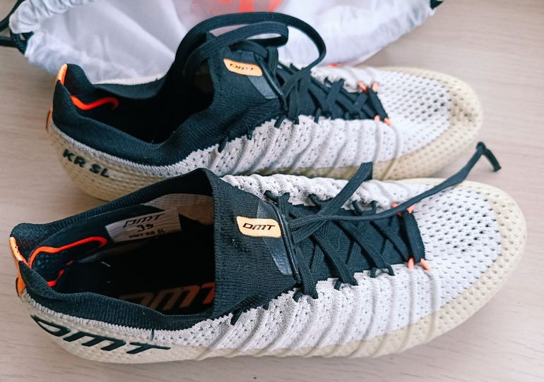 Dmt KR SL Carbon Knit Road Shoes White/Black Size 39 EU bike de segunda mano — imagen 1 de 3
