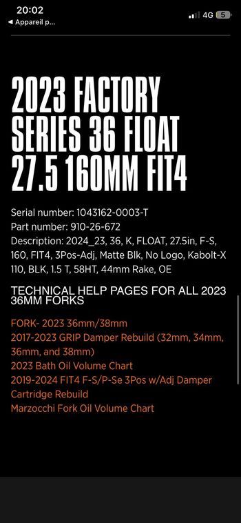 Fox 36 Factory 160 27, 5" BOOST Fit 4 2026 bike d'occasion — image 16 sur 16