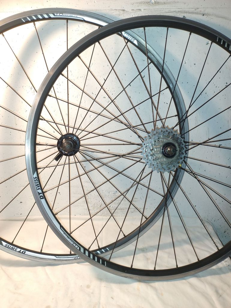 Used Dt Swiss Axis 1.0 Wheelset + Shimano 105 Cassette bike — image 1 of 5
