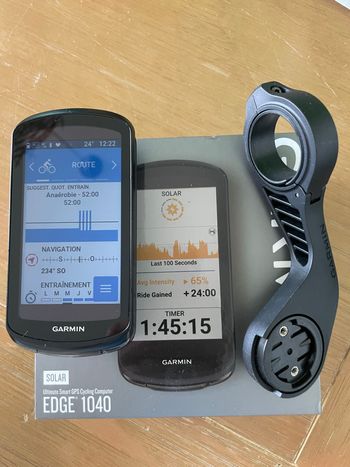 Used Garmin Edge 1040 Solar GPS Bike Computer bike