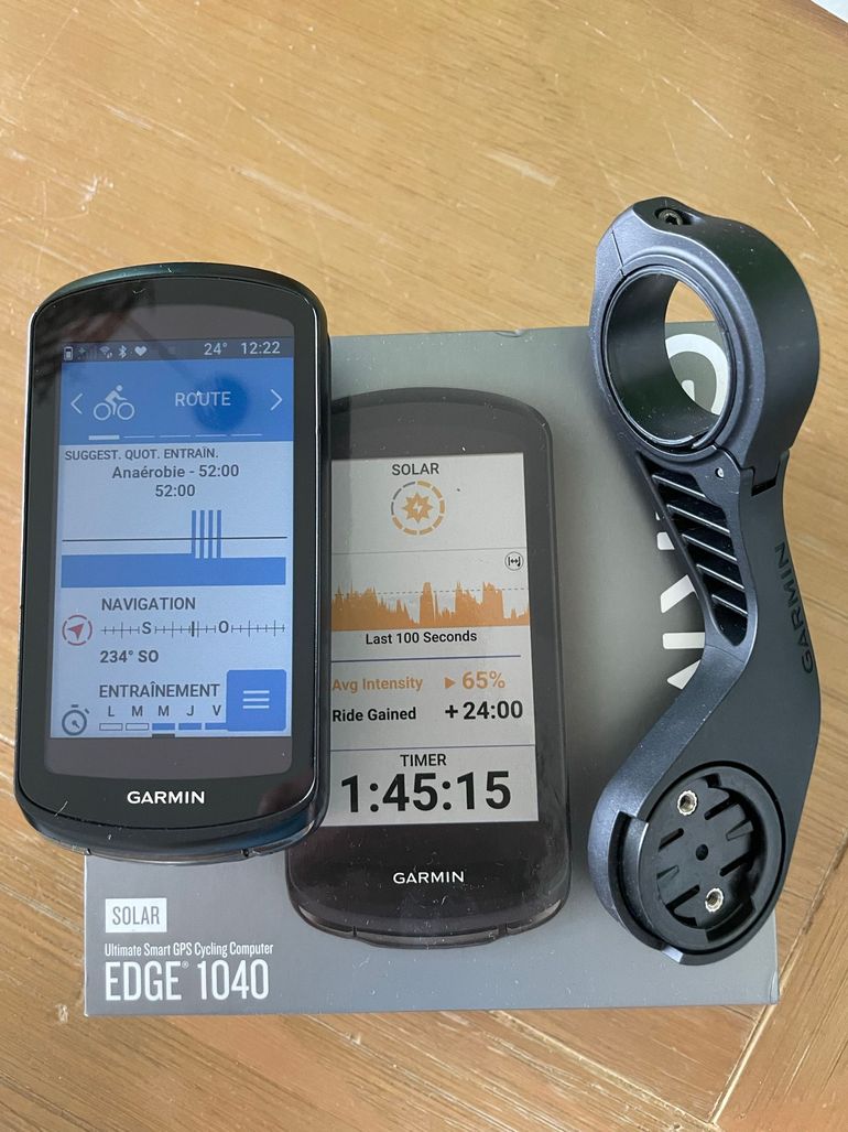 Used Garmin Edge 1040 Solar GPS Bike Computer bike — image 1 of 2