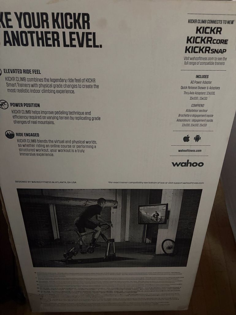 Used Wahoo KICKR CLIMB Grade Simulator 2023 bike — image 2 of 2