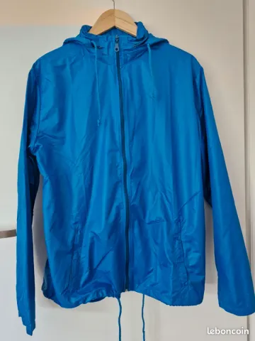 sans marque Veste de sport coupe-vent bleue Outdoor Clothing d'occasion