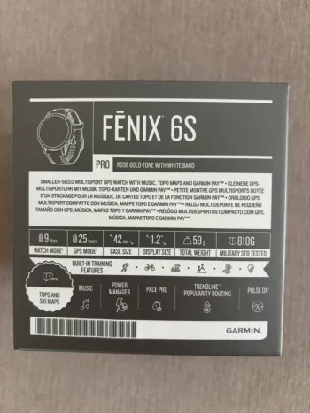 Used Garmin Fenix 6S Pro bike — image 4 of 5