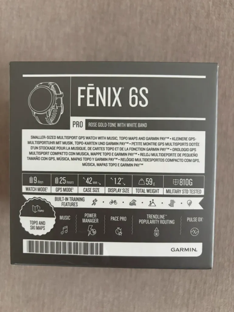 Used Garmin Fenix 6S Pro bike — image 4 of 5