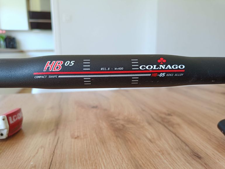 Used Colnago HB05 Road Handlebar 40cm c-to-c Aluminium 6061 Alloy 2006 bike — image 4 of 25