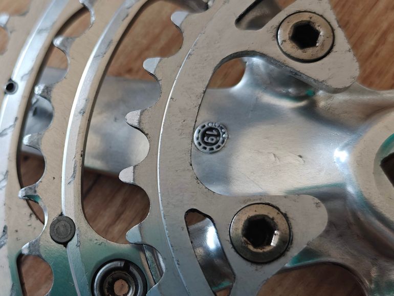 Campagnolo Racing Triple Crankset 170 52/42/30T 9-speed 1995 bike d'occasion — image 24 sur 25