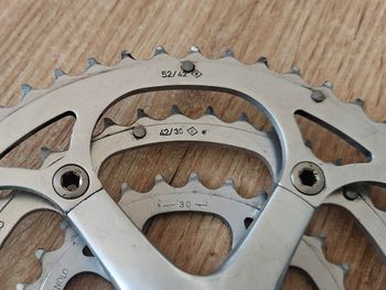 Campagnolo Racing Triple Crankset 170 52/42/30T 9-speed 1995 bike d'occasion — image 9 sur 25