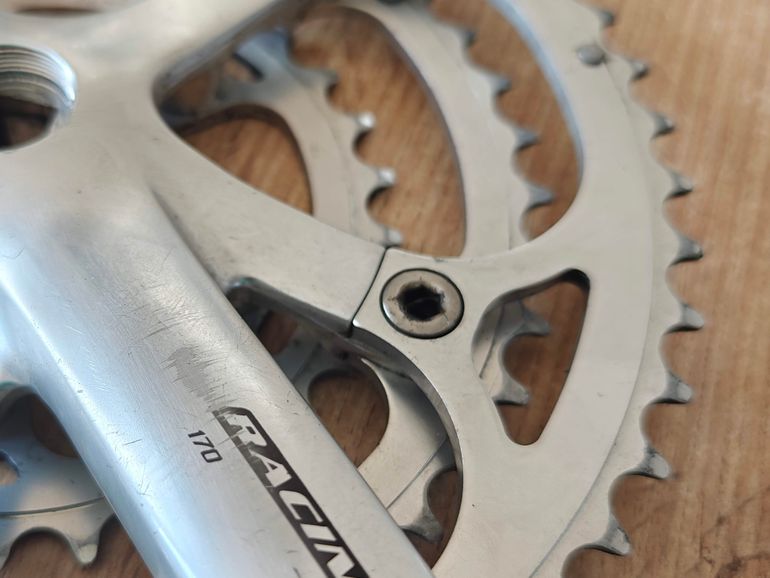 Campagnolo Racing Triple Crankset 170 52/42/30T 9-speed 1995 bike d'occasion — image 14 sur 25