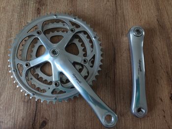 Used Campagnolo Mirage Triple Crankset 170mm 52/42/32T 135BCD 1997 bike
