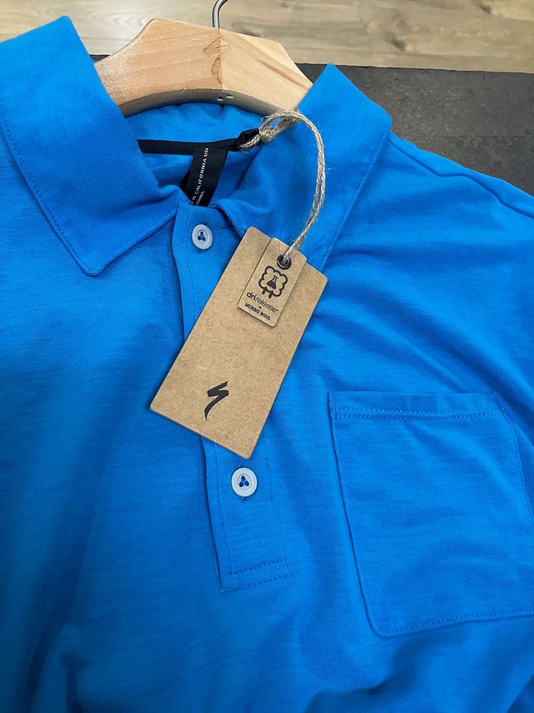 Specialized Trikot Utility Polo neon blau bike de segunda mano — imagen 3 de 5