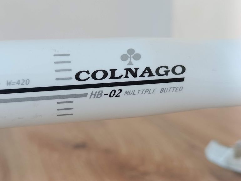 Used Colnago HB02 White 42cm Road Handlebars Aluminium Alloy 2013 bike — image 14 of 23